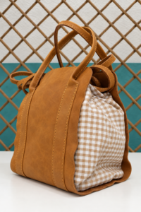 4-Miel / Camel - Cuadro Beige/Blanco