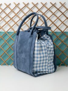 9-Azul Índigo - Cuadro Azul/Blanco